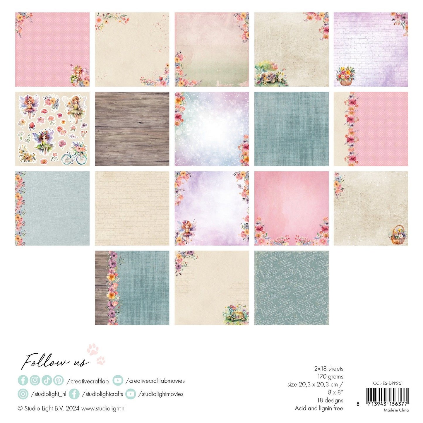 Creative craftlab creative craft lab • essentials designer paper pad felicia