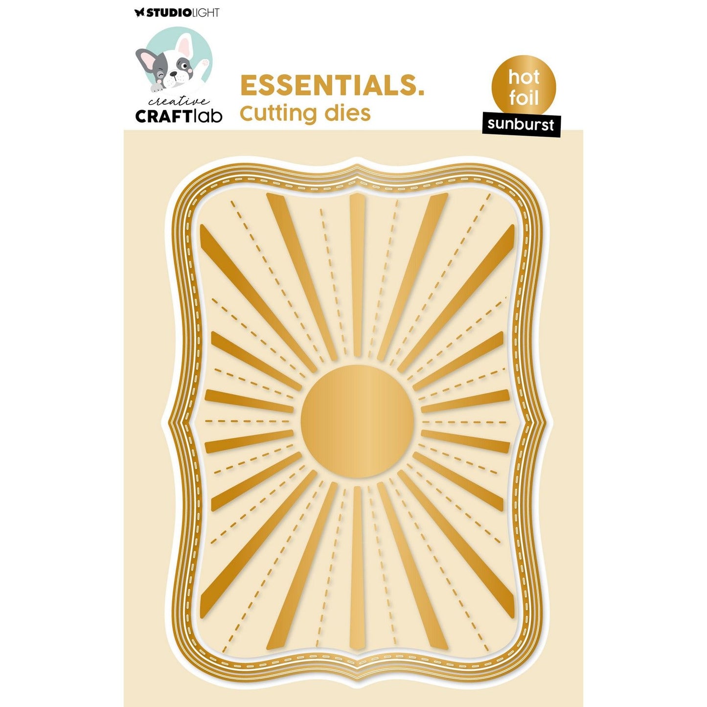 Creative craftlab • essentials hot foil cutting die sunburst