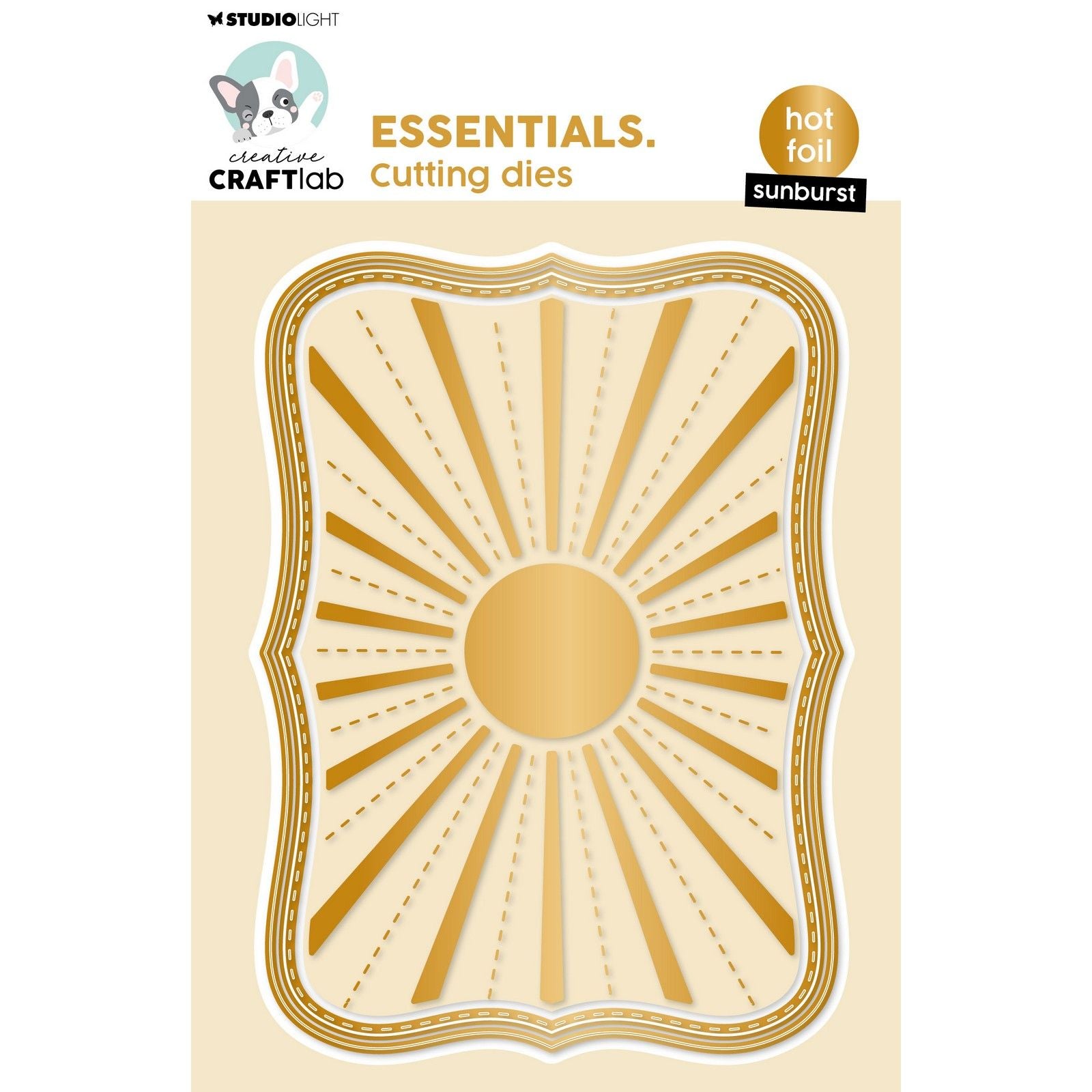 Creative craftlab • essentials hot foil cutting die sunburst