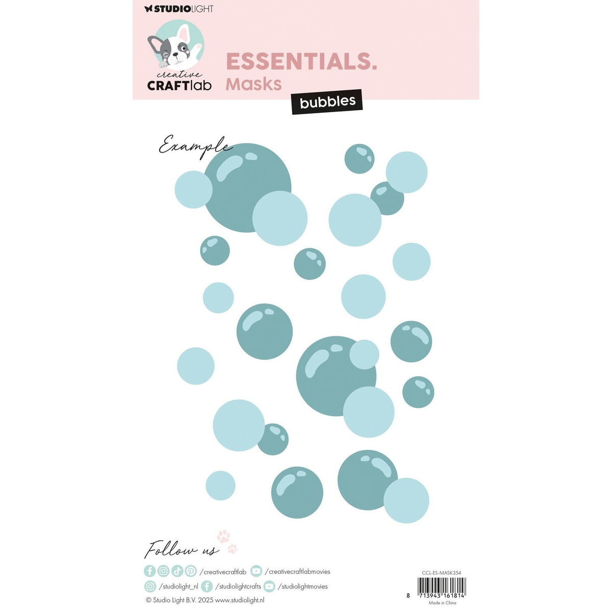 Creative craftlab • essentials mask stencil bubbles