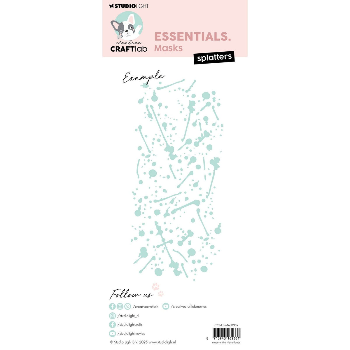 Creative craftlab • essentials mask stencil splatters