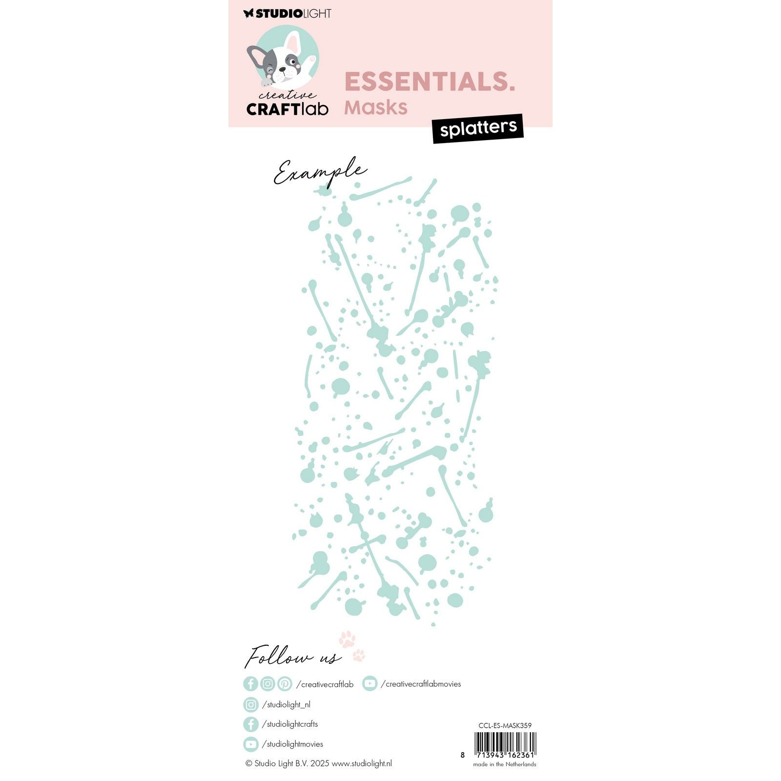 Creative craftlab • essentials mask stencil splatters