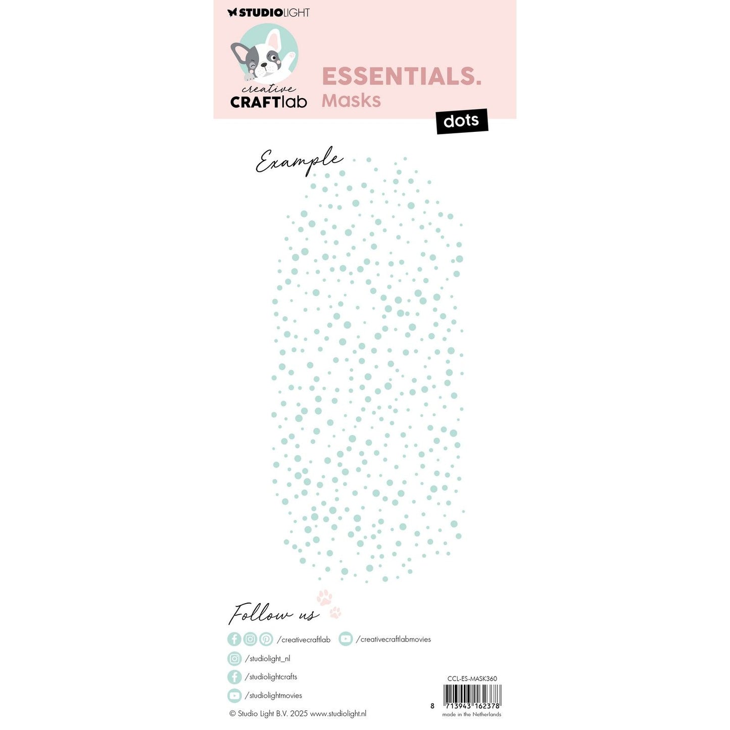 Creative craftlab • essentials mask stencil dots