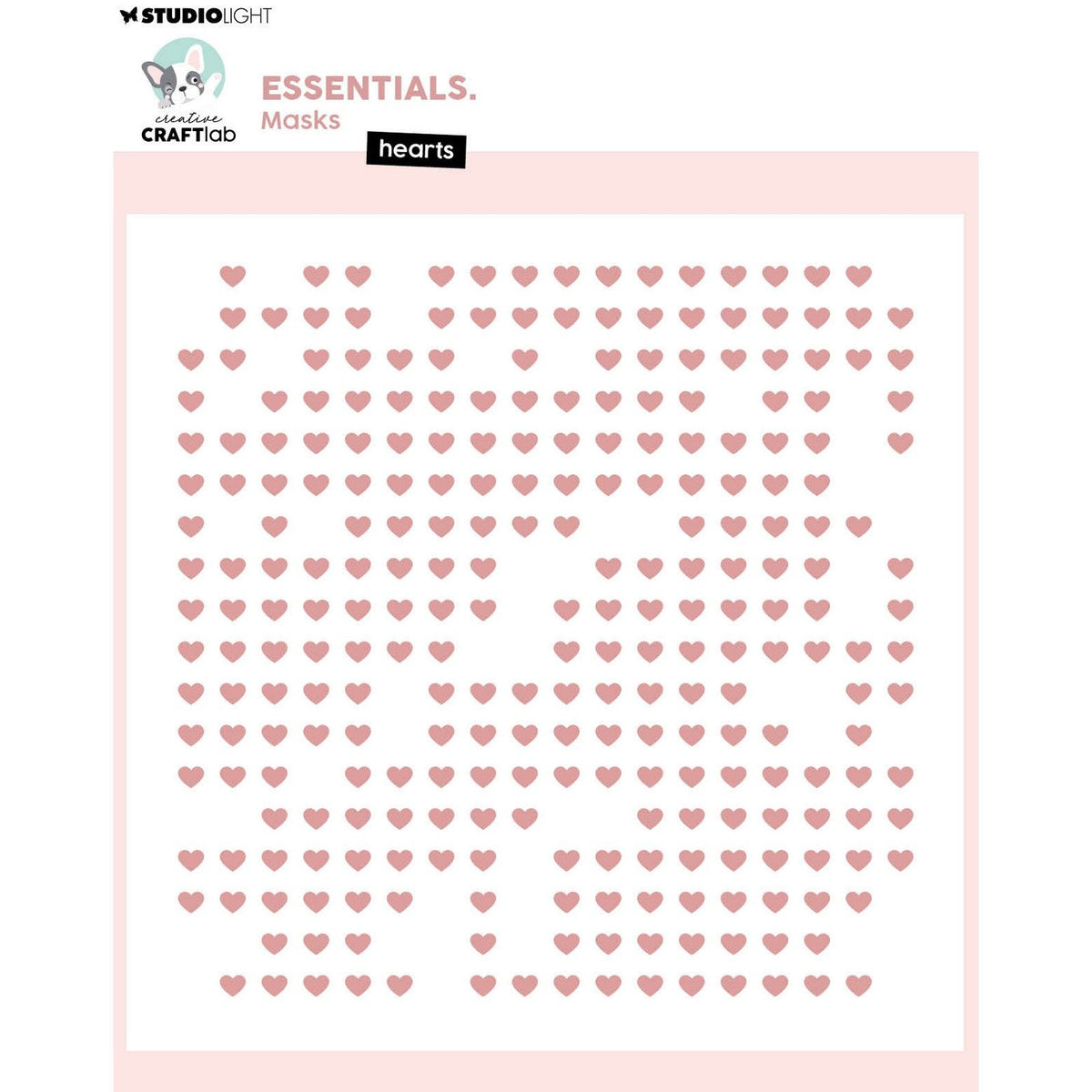 Creative craftlab • essentials mask stencil hearts
