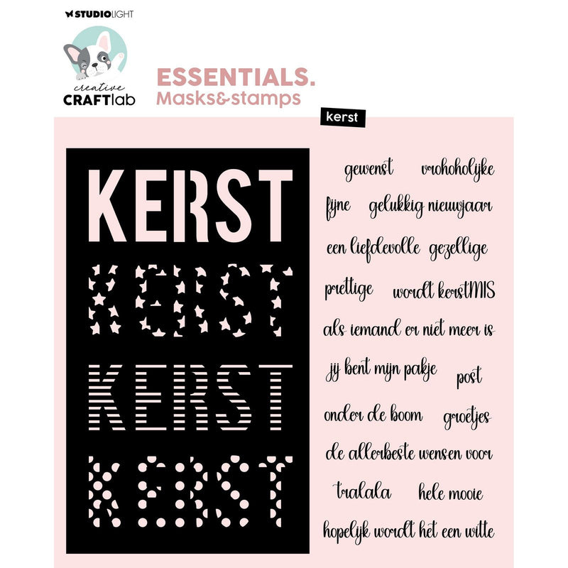 Creative craftlab • essentials mask stamps kerst