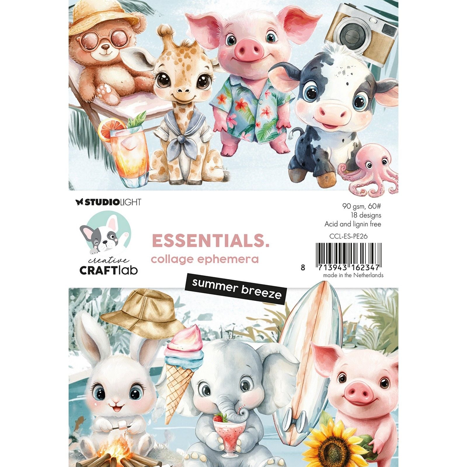Creative craftlab • essentials collage ephemera summer breeze