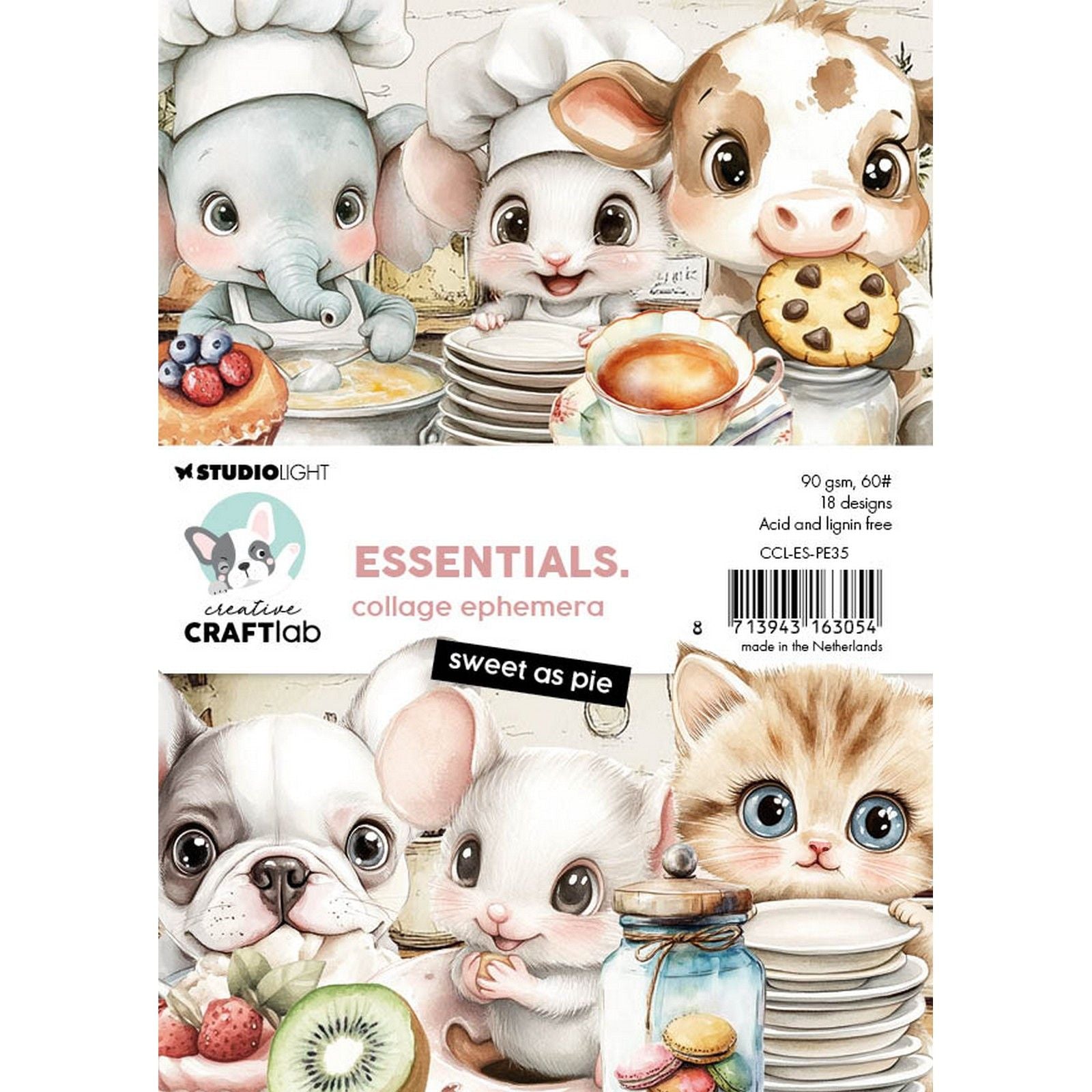 Creative craftlab • essentials collage ephemera sweet as pie