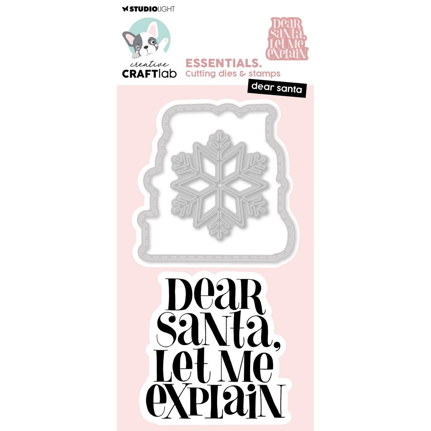 Creative craftlab • essentials stamp cutting die dear santa