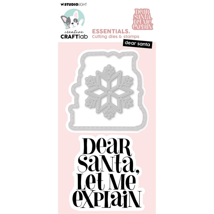 Creative craftlab • essentials stamp cutting die dear santa