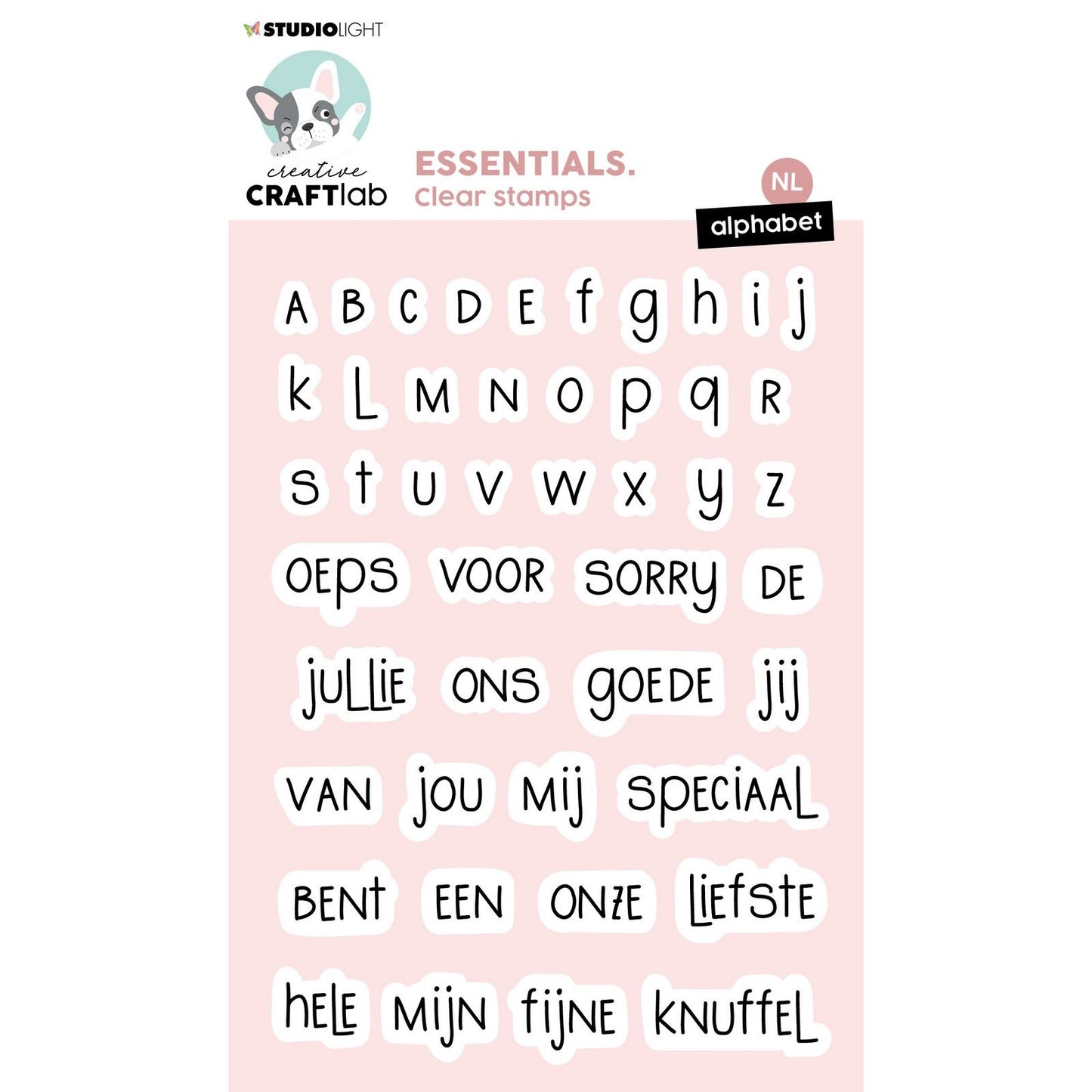 Creative craftlab • essentials clear stempel alphabet