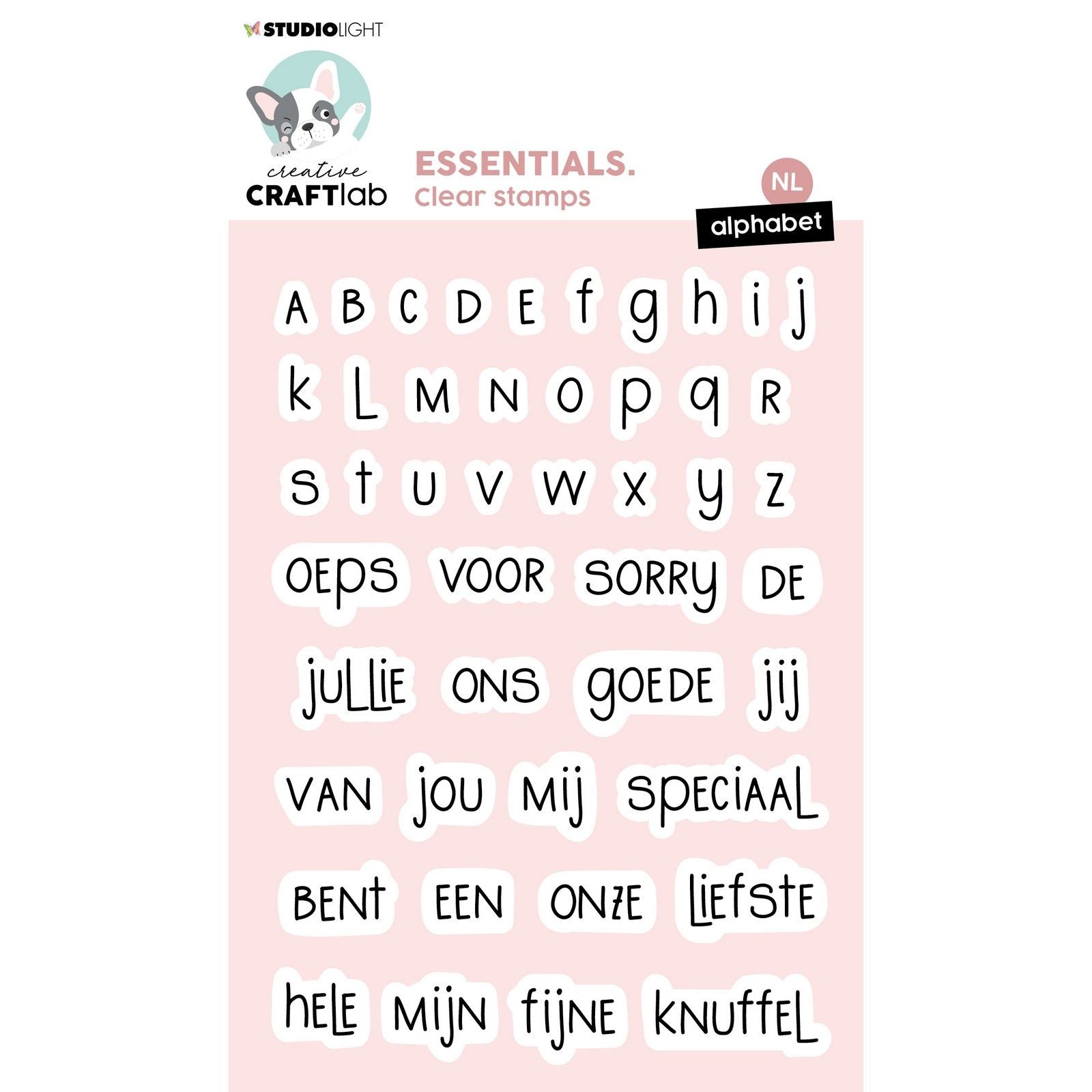 Creative craftlab • essentials clear stempel alphabet