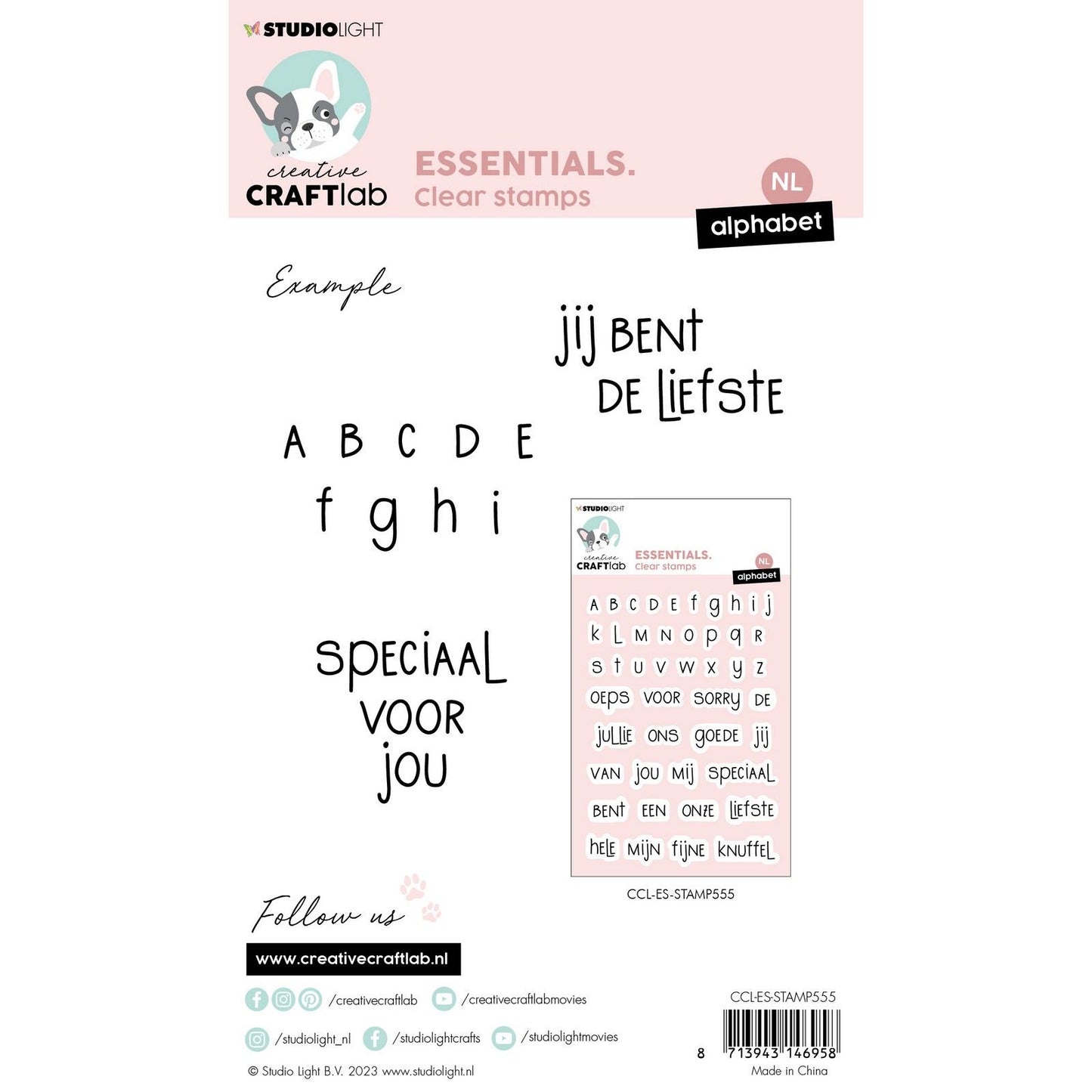 Creative craftlab • essentials clear stempel alphabet