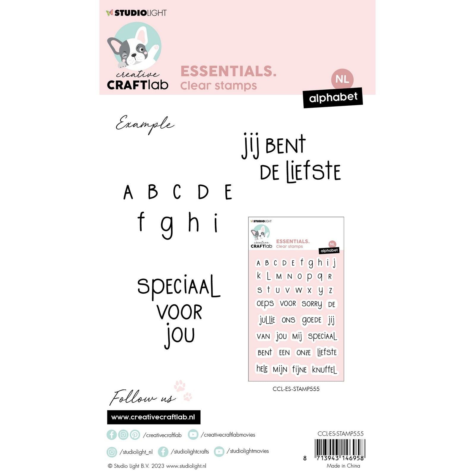 Creative craftlab • essentials clear stempel alphabet