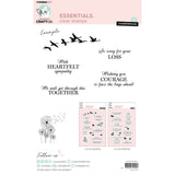 Creative craftlab • essentials clear stamp condolences - afbeelding 2