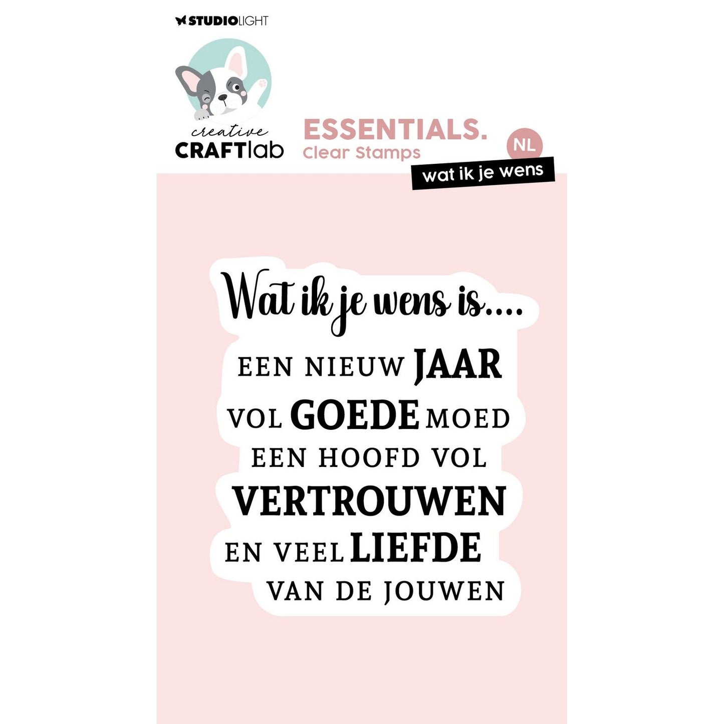 Creative craftlab creative craft lab • essentials clear stamp wat ik je wens