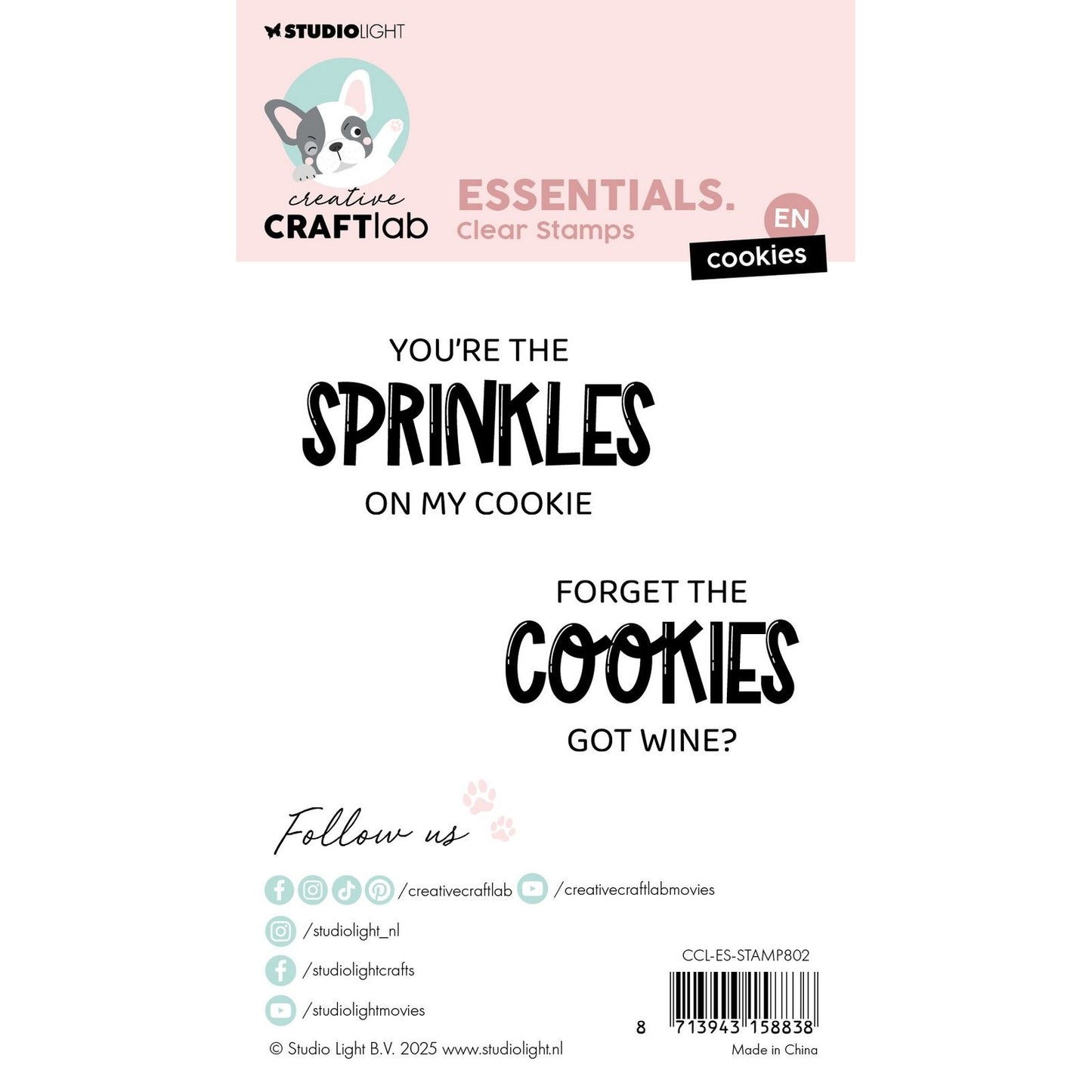 Creative craftlab • essentials clear stamp cookies