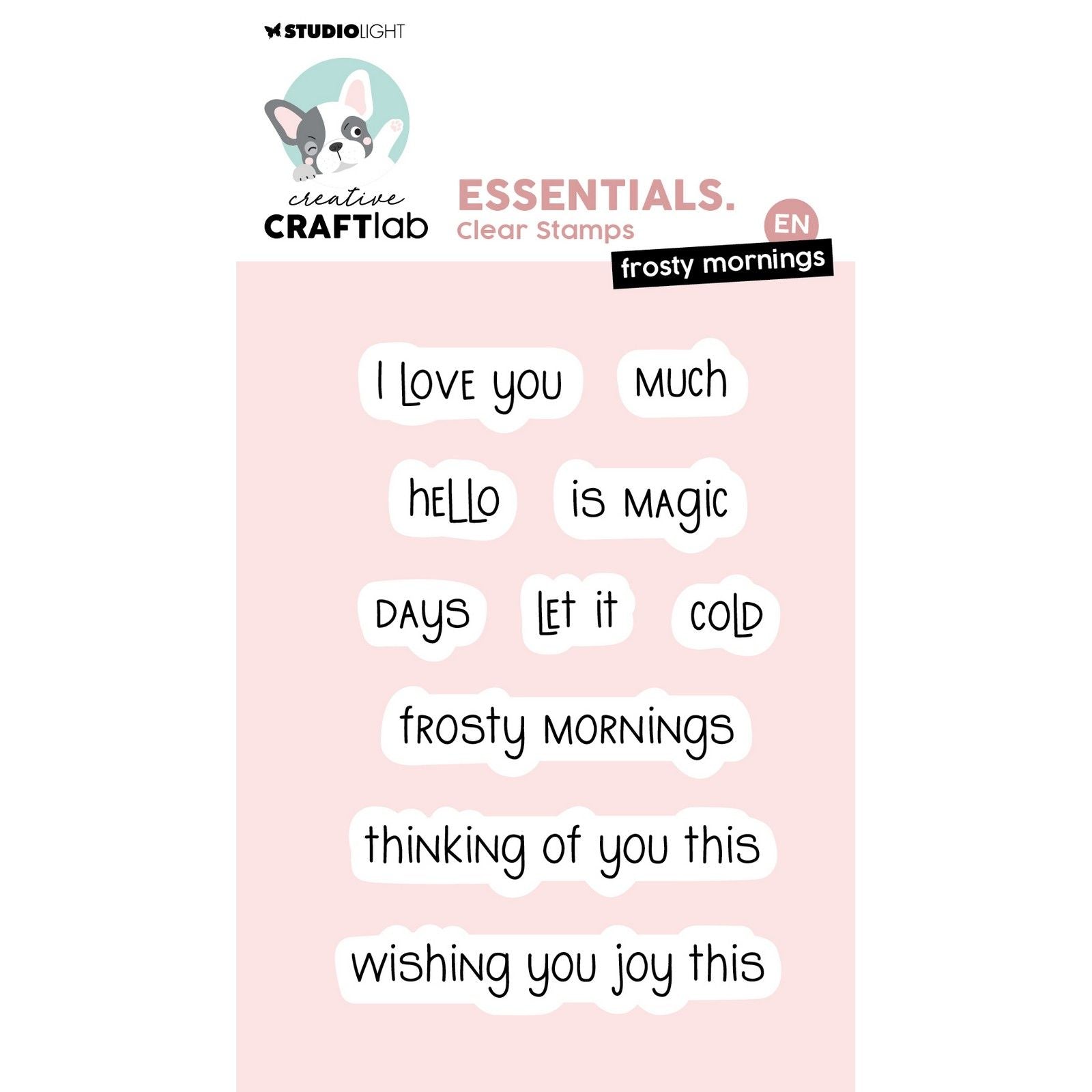 Creative craftlab • essentials clear stamp frosty mornings
