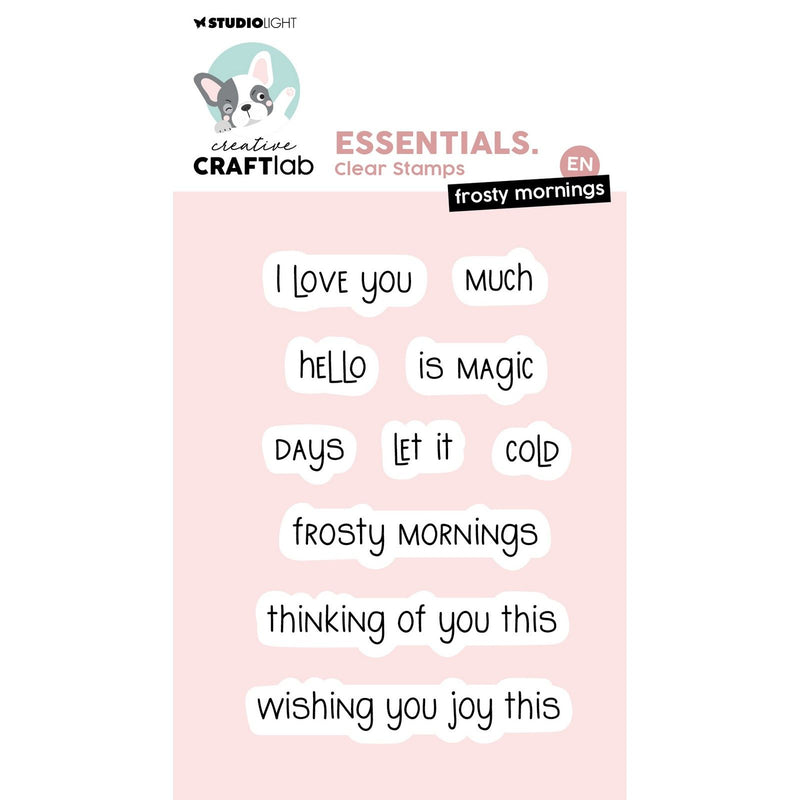 Creative craftlab • essentials clear stamp frosty mornings