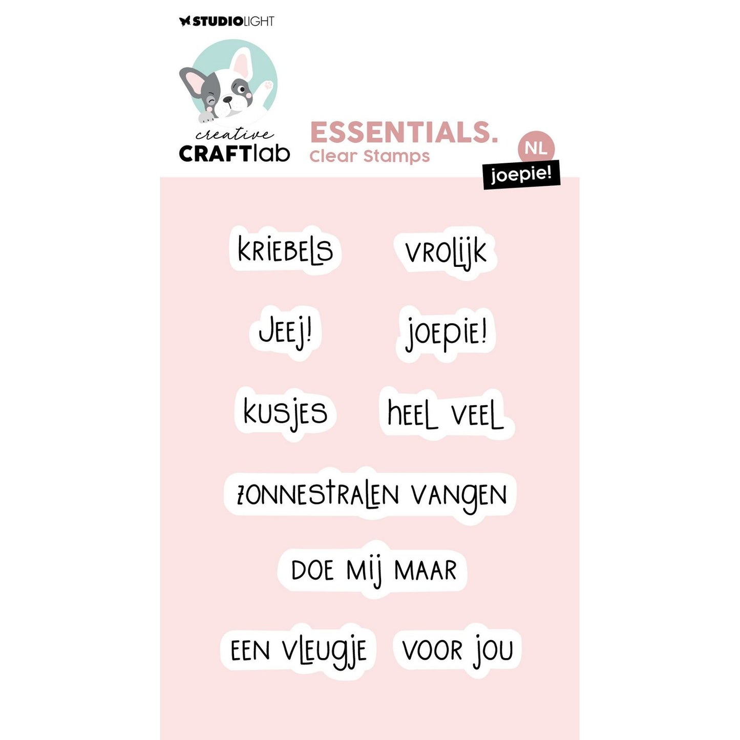 Creative craftlab • essentials clear stamp nl joepie