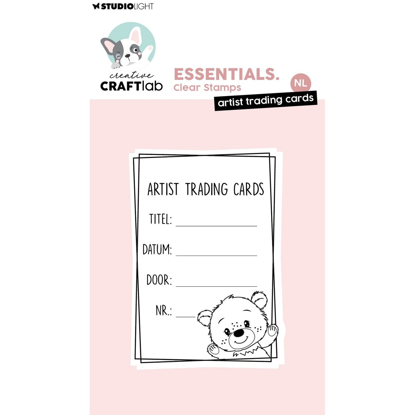 Creative craftlab • essentials clear stamp artist trading cards