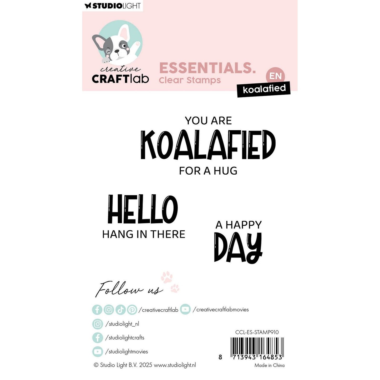 Creative craftlab • clear stamps koalified essentials
