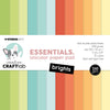 Studio light creative craftlab • essentials unicolor paper pad brights