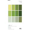 Creative craftlab • unicolor paper pad all greens essentials