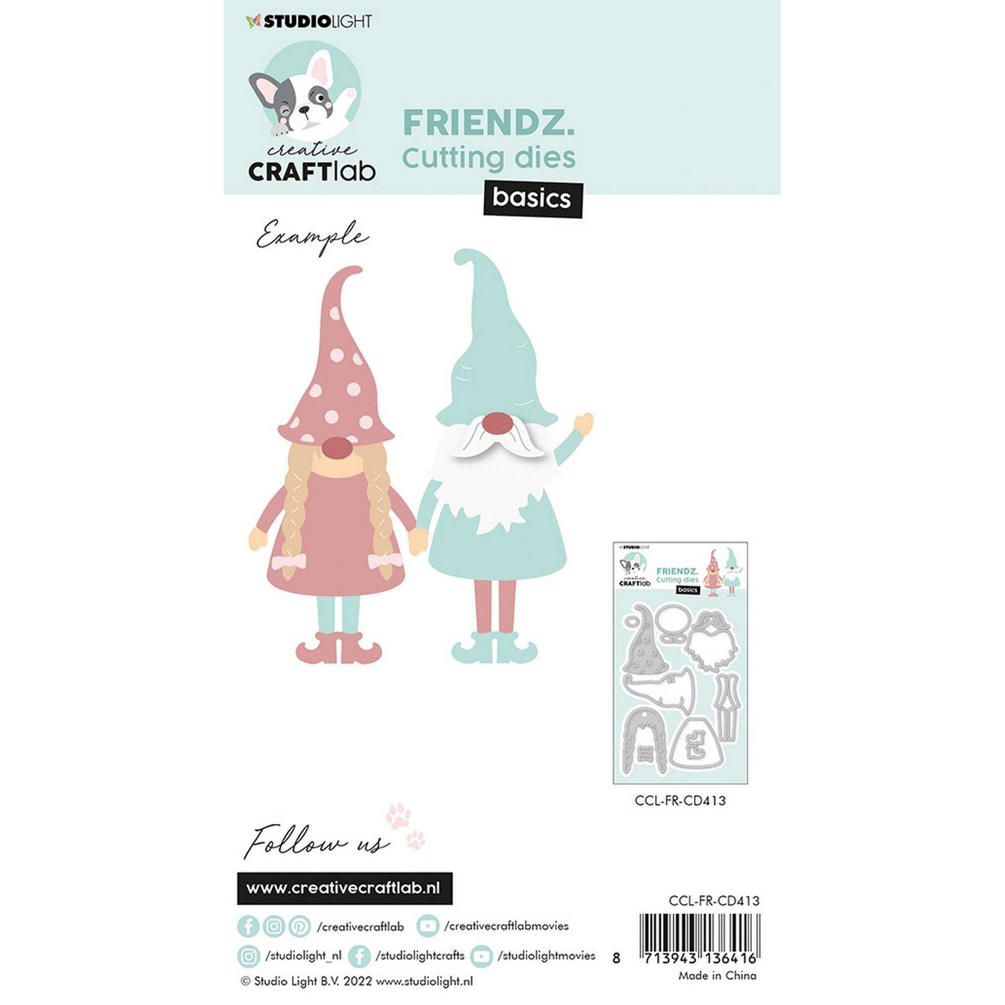 Creative craftlab • friendz cutting die gnome
