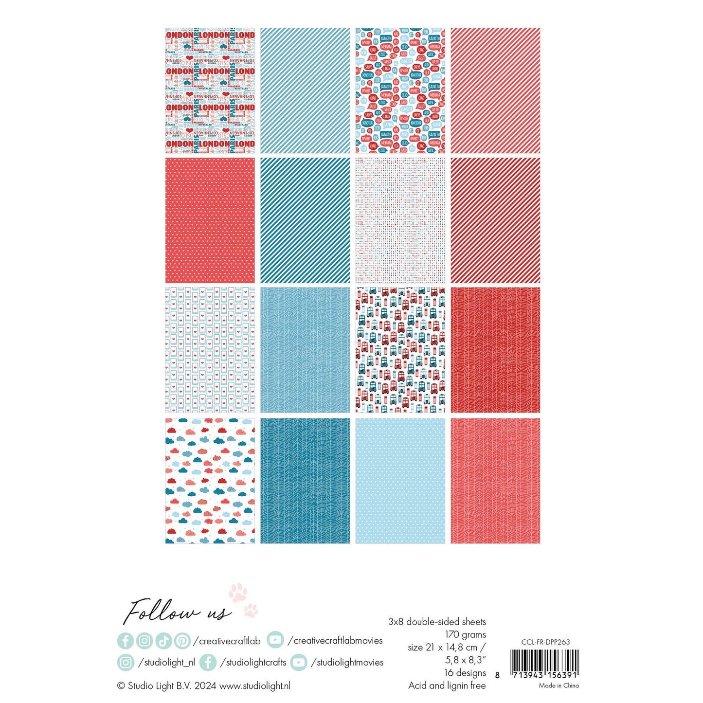 Creative craftlab creative craft lab • friendz designer paper pad let's connect