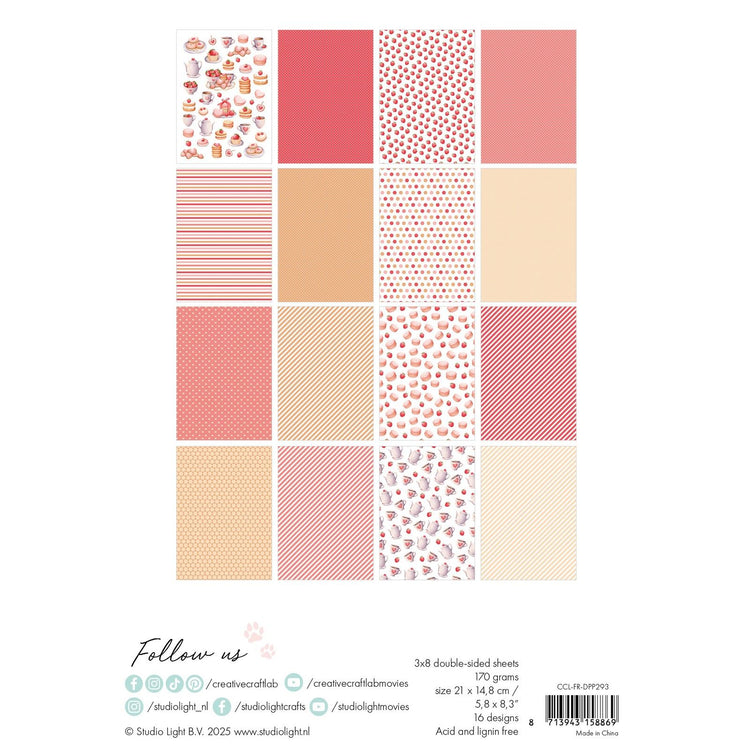 Creative craftlab • friendz design paper pad tea party