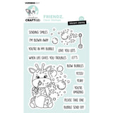 Creative craftlab • friendz clear stamp blown away - afbeelding 1