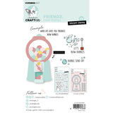 Creative craftlab • friendz clear stamp blown away - afbeelding 2