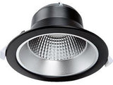 Enzo cct led downlighter zwart reflector 10w tri-white dimbaar - led2503 - afbeelding 1