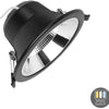 Enzo cct led downlighter zwart reflector 12w tri-white dimbaar - led2507