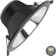 Enzo cct led downlighter zwart reflector 20w tri-white dimbaar - led2522