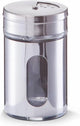 Excellent houseware kruidenstrooier cacaostrooier glas en rvs ã˜5xh8cm
