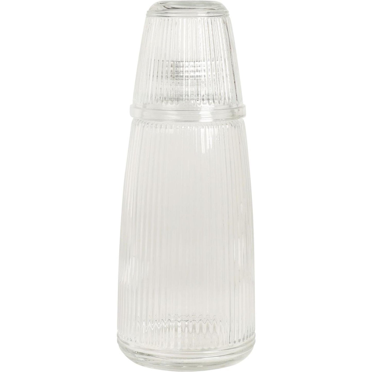 Excellent houseware waterkaraf met drinkglas 1 liter