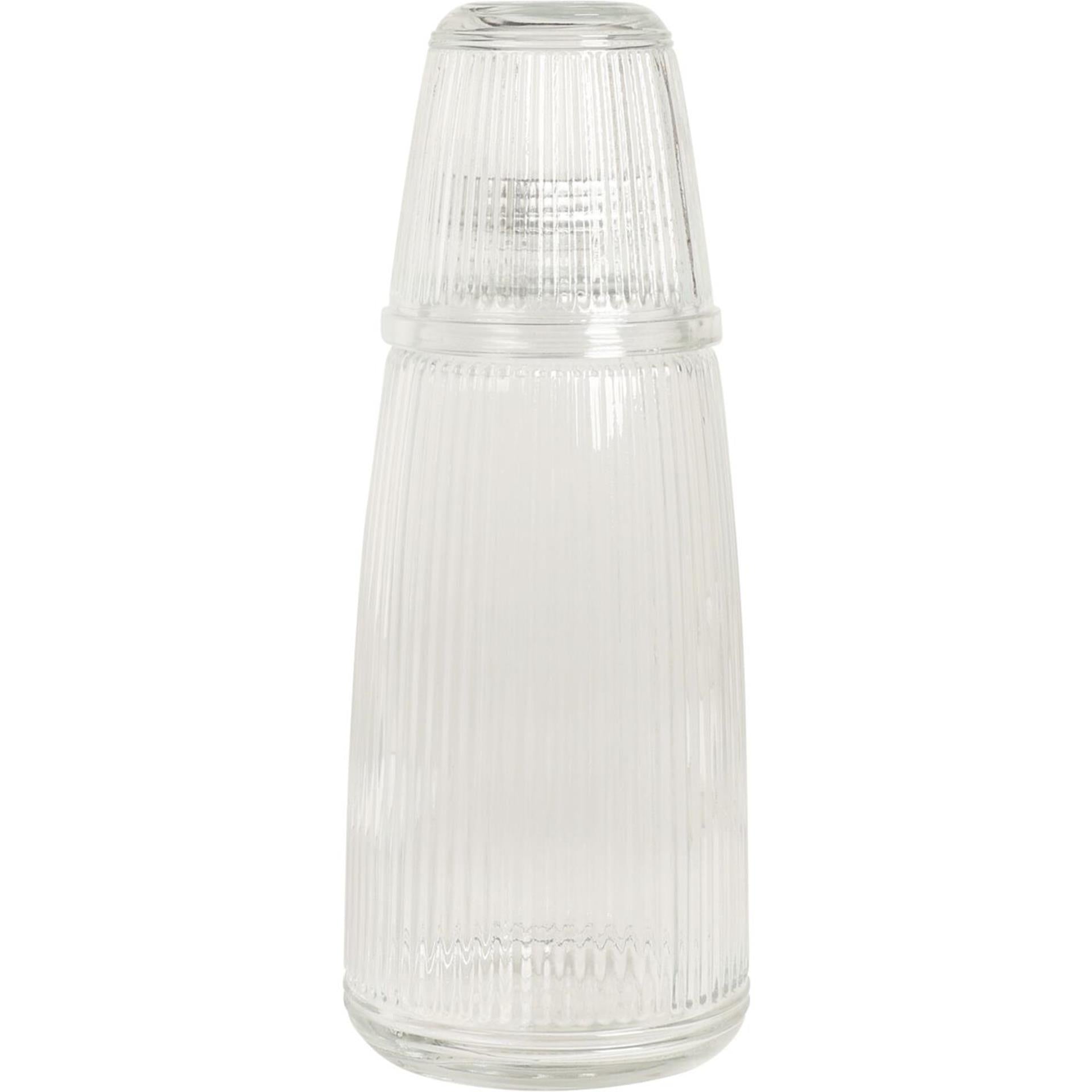 Excellent houseware schenkkan met drinkglas 1l