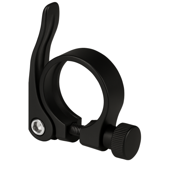 Zadelpenklem ø31.8 aluminium met snelspanner -