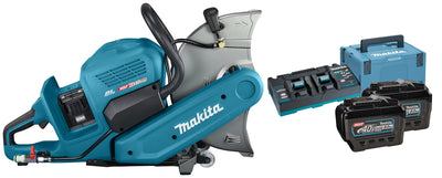 Makita ce001gl204 | xgt 2x40v max doorslijper | 355 mm | 8,0 ah (2 st) | duo snellader | in doos mbox ce001gl204