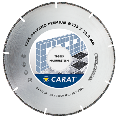 Carat diamantzaagblad 150x22.2 galvano