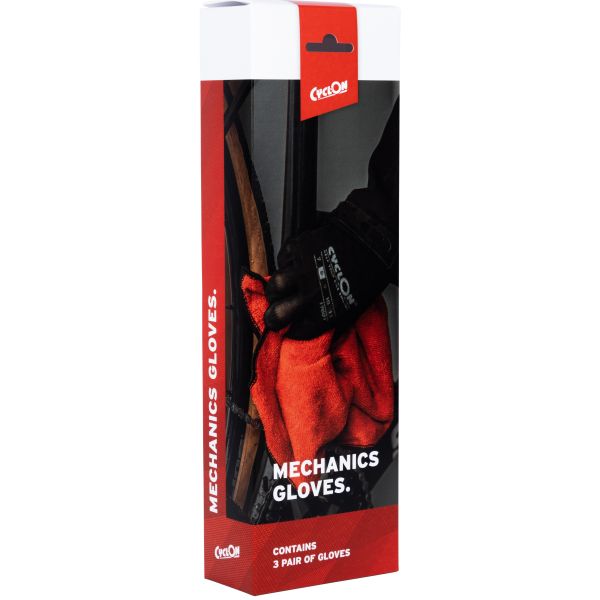 Cyclon montagehandschoenen m8 - rood (20 paar)
