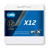 KMC X12 EPT Fietsketting 126 schakels - Grijs