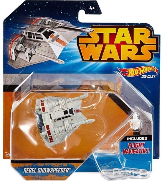 star wars hotwheels rebel snowspeeder ruimteschip