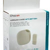 Enzo chacon draadloze deurbel set 100m design wit + flits - 8415021