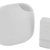 Enzo chacon draadloze deurbel set 100m design wit + flits - 8415021