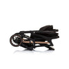 Chipolino amber opvouwbare buggy met voetenhoes obsidian zwart