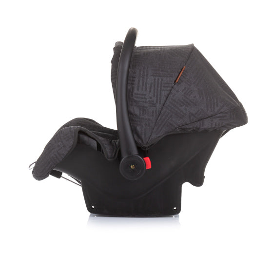 Chipolino Aspen Autostoel met Adapters 40-85 cm Groep 0+ Ebony