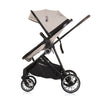 Chipolino aura opvouwbare 3-in-1 kinderwagen met luiertas macadamia beige zwart