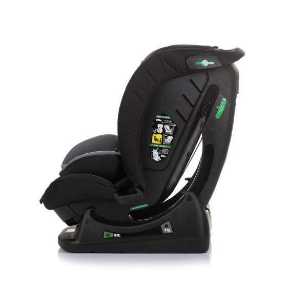 Chipolino aviato autostoel i-size 40-150 cm groep 0+, 1, 2 én 3 granite grijs zwart